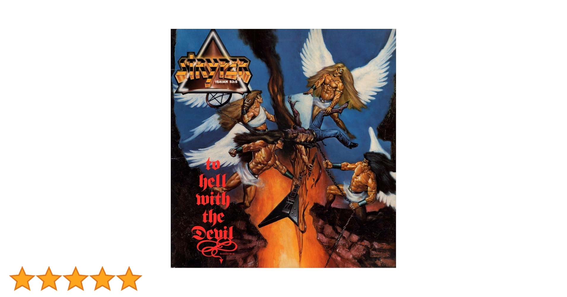 【超美品】Stryper To Hell with the Devil STRYPER - TO HELL WITH THE DEVIL (*NEW-Vinyl, 1986, Enigma